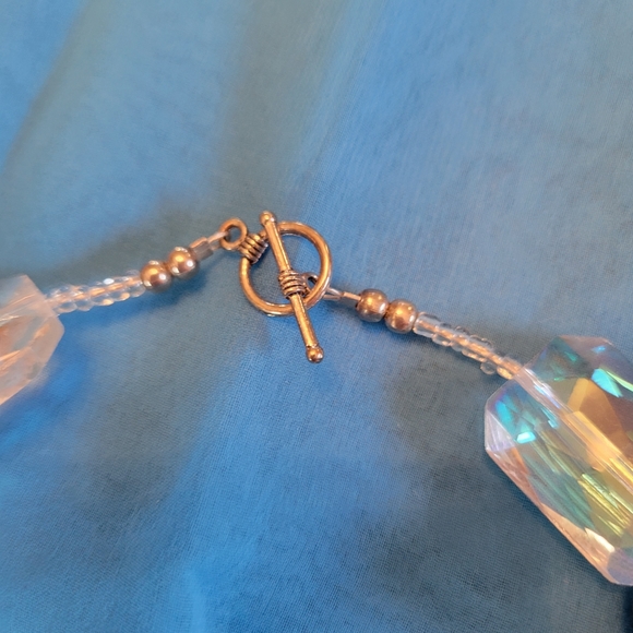 Stunning Beachy Glam Faux Turquoise & Sparkly Bauble Necklace ~ Wow! - Picture 14 of 16